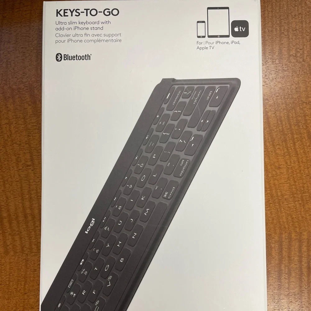 Logitech Keys-to-Go Ultra-Portable Keyboard for Tablet/iPad (Bluetooth)